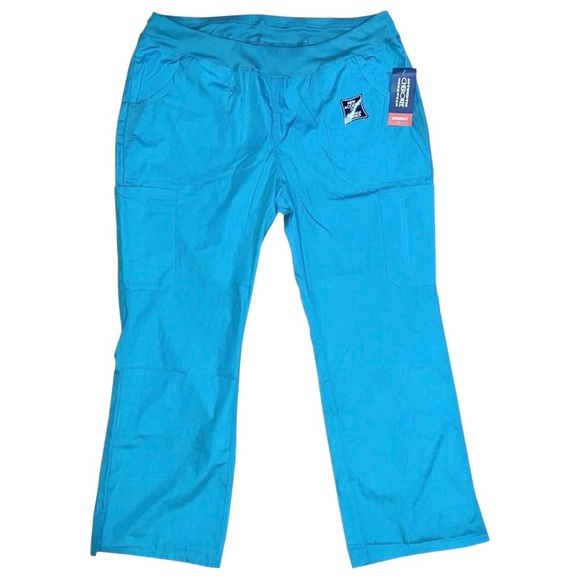 Cherokee Pants - Cherokee Workwear Originals Med Scrub Pants Women’s Size L Petite Teal WW210P